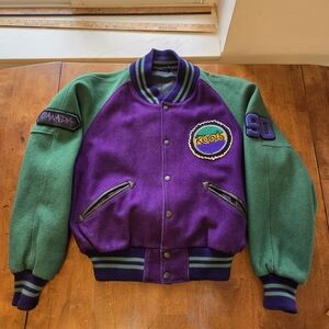 Vintage 1990 Roots Canada "Sport and Traditional Spirit Club" Varsity Letterman